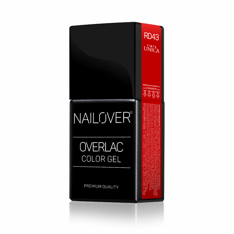 Gel Semipermanente Overlac RD - Linea Rossa 15 ml