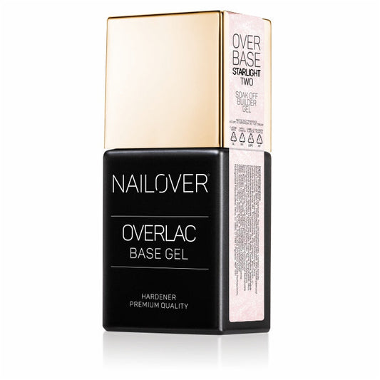 Overbase Starlight BUILDER GEL IN BOTTIGLIA glitterato - Christmas Edition - Nailover (8659565314391)