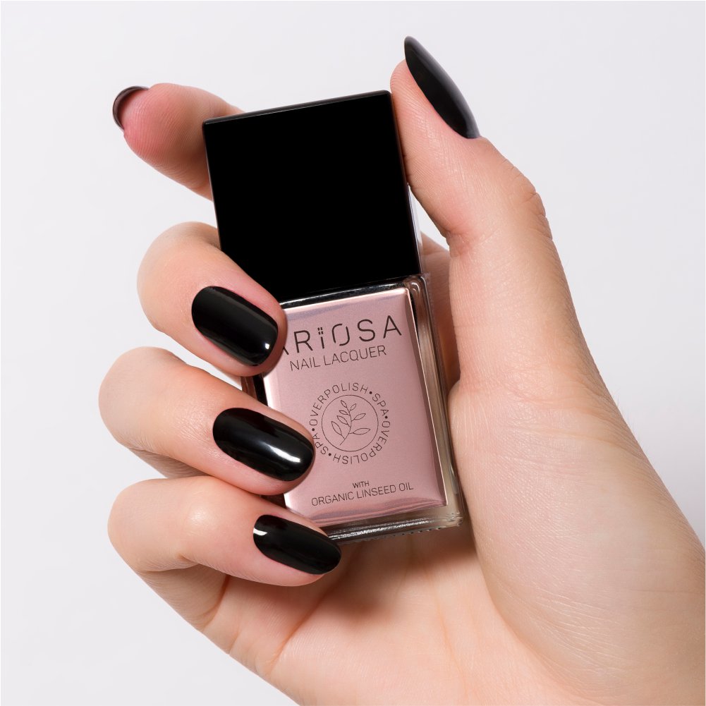 Ariosa Parfume Nail Lacquer - BLACK01 15ml