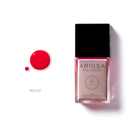 Ariosa Parfume Nail Lacquer - RED02 15ml
