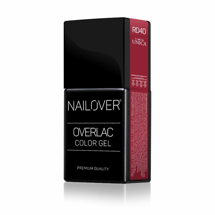 Gel Semipermanente Overlac RD - Linea Rossa 15 ml