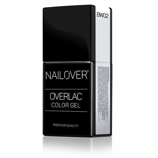 Gel Semipermanente Overlac BW - Linea Black And White 15 ml - Nailover (7290229555359)