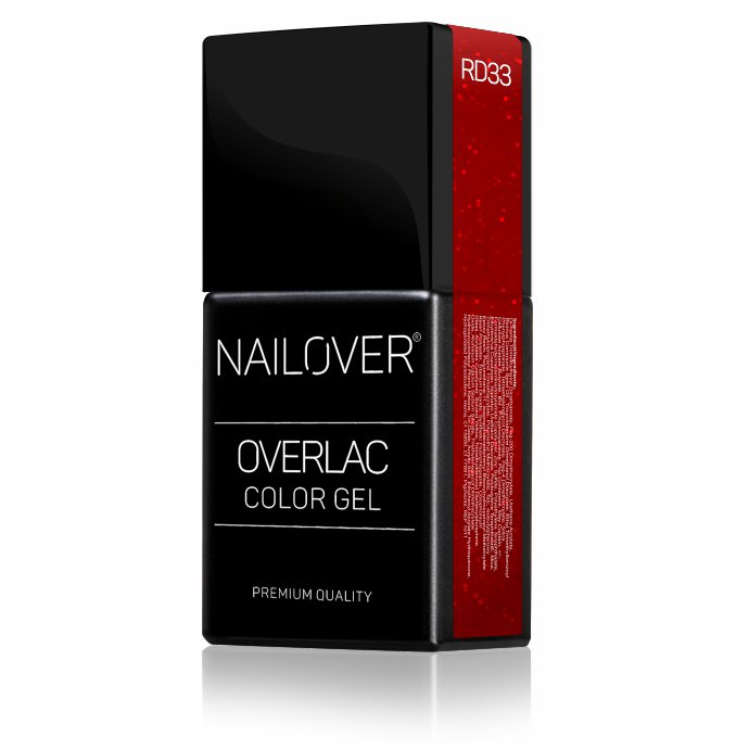 Gel Semipermanente Overlac RD - Linea Rossa 15 ml - Nailover (7290227458207)