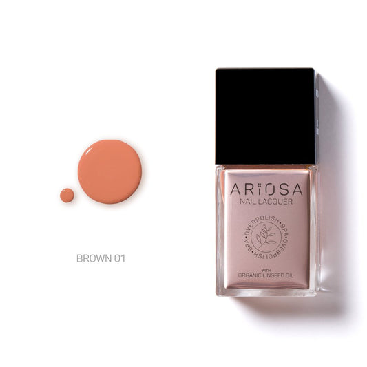 Ariosa Parfume Nail Laquer - BROWN01 15ml