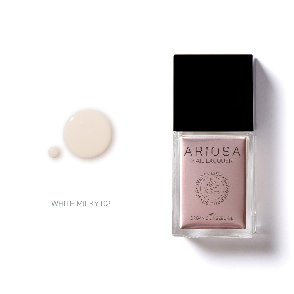 Ariosa Parfume Nail Lacquer - WHITE MILKY02 15ml